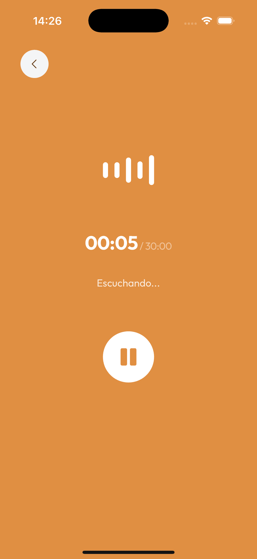 Graba un audio sobre el caso